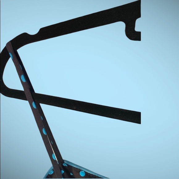 Pulse Girls/juniors Dress Black/Blue polka dot Sz L - Picture 6 of 9